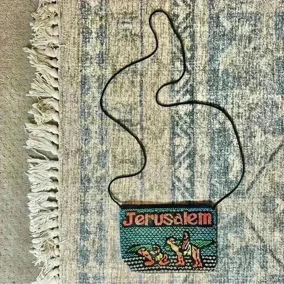 Beaded Jerusalem Crossbody Shoulder Bag - Picture 8 of 9